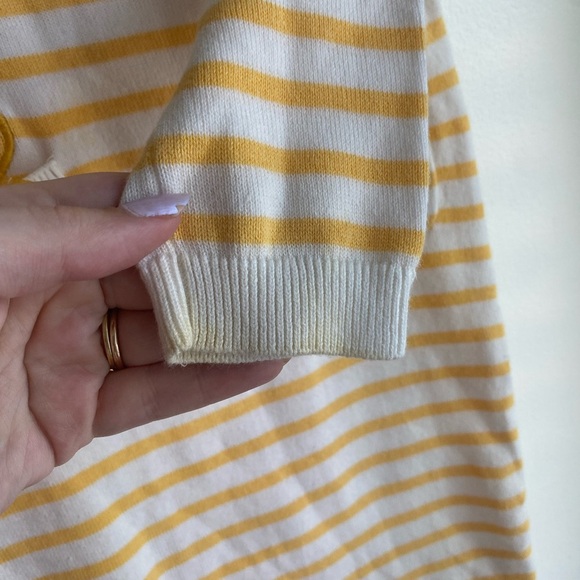 Disney Baby Cotton Striped Yellow White Kids One Piece 18 - 24 Month Jumpsuit - Picture 5 of 9